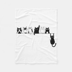 Grappige 67 Katten Meme Leraar Fleece Deken