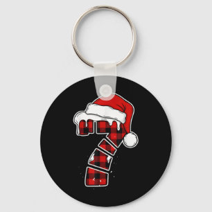 Grappige 67 Kerstmis Pyjama Shirt Zes Zeven Meme B Sleutelhanger