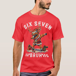 Grappige 67 Kerstmis Si Seven Meme Dabbing Rein Jo T-shirt