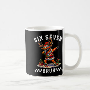 Grappige 67 Kerstmis Zes Zeven Meme Dabbing Rendie Koffiemok