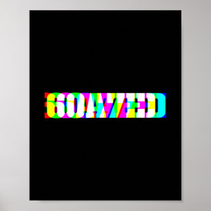 Grappige 67 Meme 6oa7ed Glitch Kunst Retro Slang G Poster