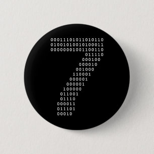 Grappige 67 Meme Binaire Code Tech Geek Digitale Z Ronde Button 5,7 Cm