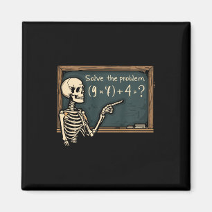 Grappige 67 Meme Brainrot Grap Halloween Skelet Ma Magneet