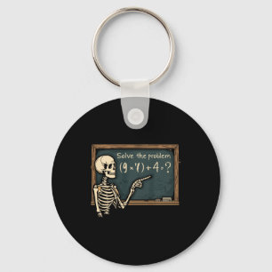 Grappige 67 Meme Brainrot Grap Halloween Skelet Ma Sleutelhanger