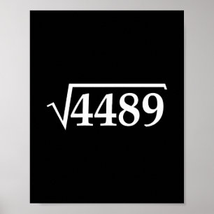 Grappige 67 Meme Brainrot Vierkantswortel 4489 Sla Poster
