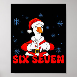 Grappige 67 Meme Dwaze Gans Kerstmis 67 Meme Kerst Poster