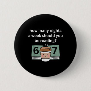Grappige 67 Meme Engelse leraar Lezer Boekliefhebb Ronde Button 5,7 Cm