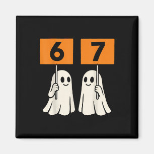 Grappige 67 Meme Halloween Trendy Zes Zeven Geeste Magneet