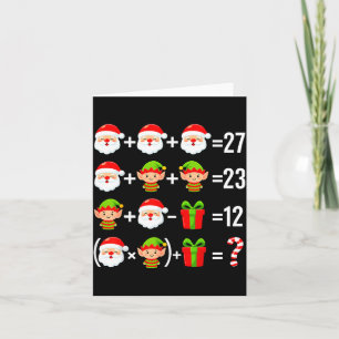 Grappige 67 Meme Kerstman Wiskunde Leraar Kerstmis Kaart