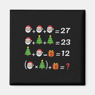 Grappige 67 Meme Kerstmis Wiskunde Docent Kerstman Magneet