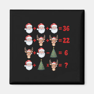 Grappige 67 Meme Kerstmis Wiskunde Docent Kerstman Magneet