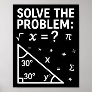 Grappige 67 Meme Los Het Probleem Op Voor Wiskunde Poster
