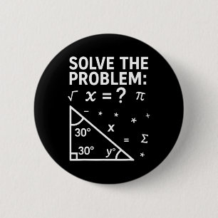 Grappige 67 Meme Los Het Probleem Op Voor Wiskunde Ronde Button 5,7 Cm