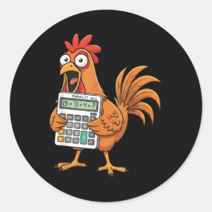 Grappige 67 Meme Pemdas Wiskunde Leraren Zes Zeven Ronde Sticker