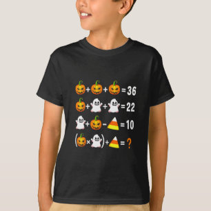 Grappige 67 Meme Pompoen Geest Wiskunde Docent Hal T-shirt