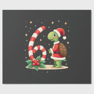 Grappige 67 Meme Schildpad Kerstmis PJm Mannen Vro Cadeaupapier