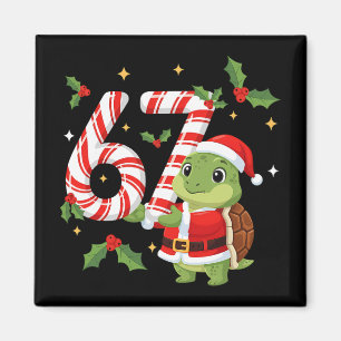 Grappige 67 Meme Schildpad Kerstmis Pjm Mannen Vro Magneet