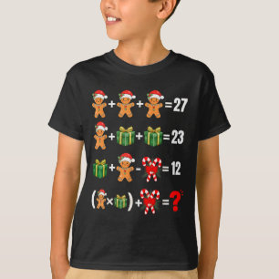 Grappige 67 Meme Snoepjes Blij Kerstman Wiskunde L T-shirt