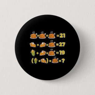 Grappige 67 Meme Thanksgiving Wiskunde Logische Pu Ronde Button 5,7 Cm