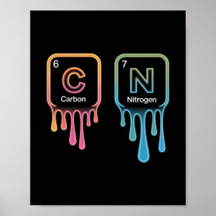 Grappige 67 Meme Wetenschap Chemie Nerd Humor Peri Poster