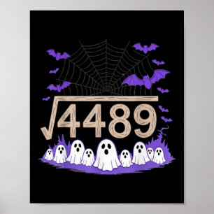 Grappige 67 Meme Wiskunde Docent 6 7 Halloween Vie Poster