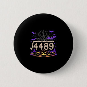 Grappige 67 Meme Wiskunde Docent 6 7 Halloween Vie Ronde Button 5,7 Cm