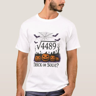 Grappige 67 Meme Wiskunde Docent 6 7 Halloween Vie T-shirt
