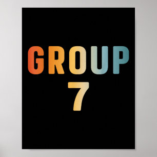 Grappige 67 Meme Zes Zeven Nummer 6 En 7 Groep 7 B Poster