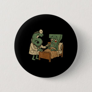 Grappige 67 Meme Zieke Zeven Nummer T-shirt Ronde Button 5,7 Cm