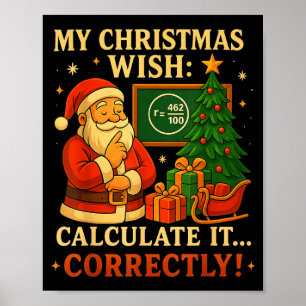 Grappige 67 T-shirt Kerstmis Wiskunde 67 Meme – 6 Poster