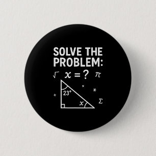 Grappige 67 Wiskunde Meme Los Het Probleem Op Lera Ronde Button 5,7 Cm