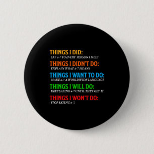 Grappige 67 Zes Zeven 6 7 Meme Dingen Wil Doen 6-7 Ronde Button 5,7 Cm