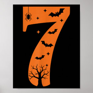 Grappige 67 Zes Zeven Koppel bijpassende Halloween Poster