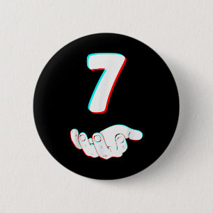Grappige 67 Zes Zeven Meme Koppel bijpassende Hall Ronde Button 5,7 Cm