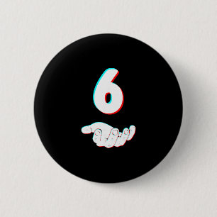Grappige 67 Zes Zeven Meme Koppel bijpassende Hall Ronde Button 5,7 Cm