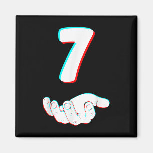 Grappige 67 Zes Zeven Meme Koppel Matching Hallowe Magneet