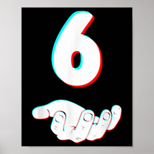 Grappige 67 Zes Zeven Meme Koppel Overeenkomende H Poster