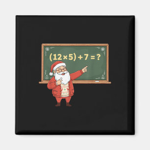Grappige 67 Zes Zeven Wiskunde Leraren Kerst Meme Magneet
