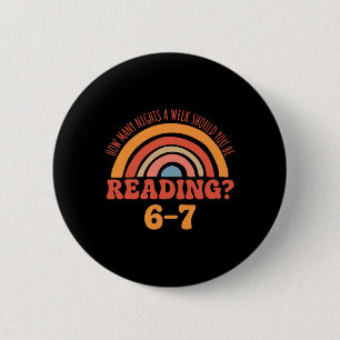 Grappige 6-7 Engelse leraar 67 Meme lezen Ronde Button 5,7 Cm