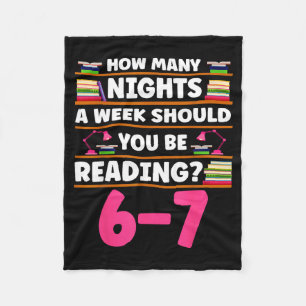 Grappige 6 7 Meme Boekliefhebber Leraren Boeken Ma Fleece Deken
