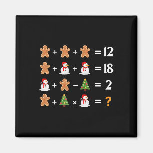 Grappige 6 7 Meme Kerst Volgorde Van Bewerkingen W Magneet