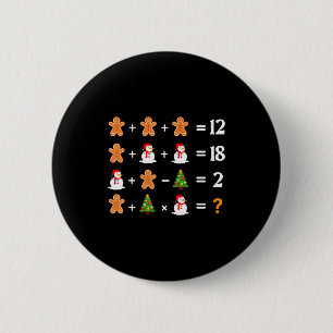 Grappige 6 7 Meme Kerstmis Volgorde van Operaties  Ronde Button 5,7 Cm