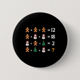 Grappige 6 7 Meme Kerstmis Volgorde van Operaties  Ronde Button 5,7 Cm