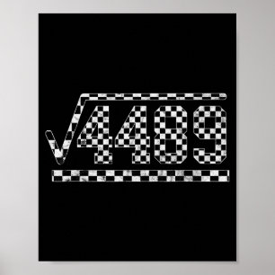 Grappige 6 7 Vierkantswortel Van 4489 Slang Wiskun Poster