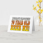 Grappige 70e verjaardag: de grootste 70-jarige ter kaart (Gele Bloem)