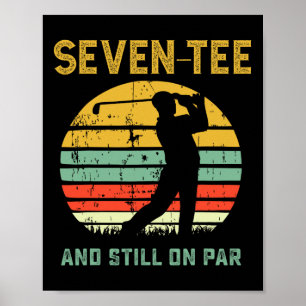 Grappige 70e verjaardag golf grap golfen 70-jarige poster