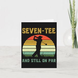 Grappige 70e verjaardag Golf Pun Golfen 70 Jaar Ou Kaart