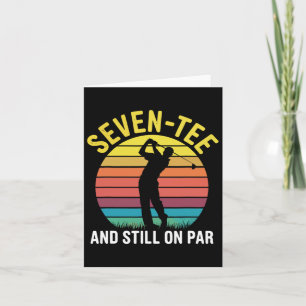 Grappige 70e verjaardag Golf Pun Golfen 70 Jaar Ou Kaart