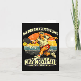 Grappige 70e verjaardag pickleball speler 70 jaar kaart