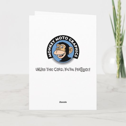 Grappige 77ste verjaardag kaart (Achterkant)